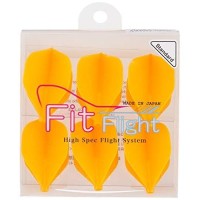 Cosmo Darts Fit Flight - 6 Pack Standard Dart Flight (Orange)