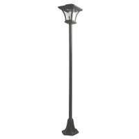 Solar Charged Led Lamp Post Decorative Yard Light With 3 Height Options