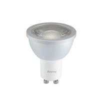 Anyray 5-Watt (50-Watt) Mr16 Led Indoor Spot Gu10 Base, 120-Volt Light Bulb, Dimmable Twist And Lock Base