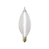 Bulbrite 430060 - 10Pk - 60W - C11 - E12 Base - 130V - 2600K - 4,000Hrs - Satin - Spunlite Incandescent Chandelier Bulbs