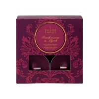 Shearer Candles Frankincense And Myrrh (Pack Of 8) Scented Tealights - Burgundy,80 X 80 X 30