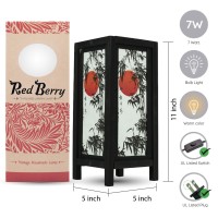 Thai Vintage Handmade Asian Oriental Handcraft Japanese Sunset Bamboo Tree Art Bedside Table Light Or Floor Wood Lamp Home Bedroom Decor Modern Jp Sunset Bamboo 5Ce