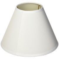 Darice 5200-29, Small Lamp Shade White Fabric-Covered