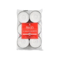 Prices pack of 12 high quality white wax tealights are long burning giving up to 10 hours of burn time These are perfect for dinner parties or other occasions when 4 hours just isnt long enough and you want just a little more light than from a standard te