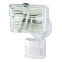 Globe Electric Hz-5525-Wh Heathco Security Light, 120 Vac, Halogen, 250 W, White