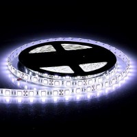 Supernight Led Light Strip, 16.4Ft/5M Smd 5050 60Leds/M Cool White Waterproof Led Flexible Flash 300 Leds Rope Lights