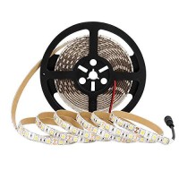 Supernight Led Light Strip, 16.4Ft/5M Smd 5050 60Leds/M Cool White Waterproof Led Flexible Flash 300 Leds Rope Lights