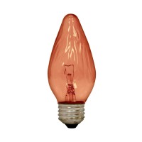 Ge G E Lighting 75339 Amber Flame Shaped Bulb, 25W, 2-Pack, 2 Count (Pack Of 1)