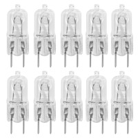 10 Pack-G8 20Watt 120V Halogen Light Bulbs T4 Jcd Type 120V Bi-Pin Base Shorter 1-1/4