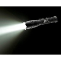 Surefire E2D Defender Ultra Dual-Output Flashlight With Dual-Output Tailcap Click Switch, Black