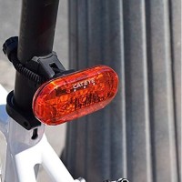 Cat Eye Hl-El135 Headlight And Omni 3 Rear Tail Light, Led Light Set For Bikes