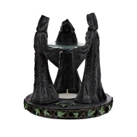 Nemesis Now Magik Circle Oil Burner 16Cm Grey, Resin