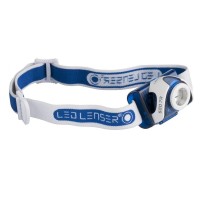 Led Lenser Seo7 Rechargeable Head Torch (Blue) - One - Blue