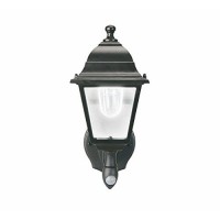 Maxsa 44219 Battery-Powered Motion-Activated Wall Sconce In Black 6.00X12.50X7.00