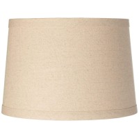 Burlap Medium Drum Lamp Shade 14