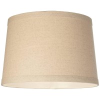 Burlap Medium Drum Lamp Shade 14