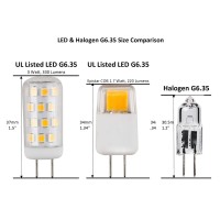 Cbconcept - 10 Bulbs - 12V 50 Watts, Ac/Dc Jc T3 G6.35 Bi-Pin 50W Halogen Light Bulb, Accent Lighting, Chandelier, Puck Light, Microwave, Range, Rv, Landscape Lighting - Designed In Ca