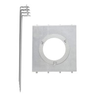 Aluminum New Construction Recessed Lighting Mounting Plate, 4X 12