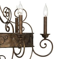 Rust Bronze Candelabra Chandelier Lighting 30