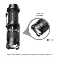 Hausbell A300 Rechargeable Flashlights 20000 Lumens Super Bright Zoomable Waterproof Tactical Camping Led Flashlight With 5 Modes (Battery Exclude)