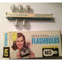 Sylvania M3 Blue Dot Camera Flashbulbs Pack Of 12