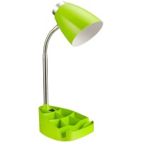 Limelights Ld1002-Grn Gooseneck Organizer Ipad Stand Or Book Holder Desk Lamp, Green 65 X 65 X 185