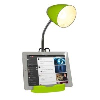 Limelights Ld1002-Grn Gooseneck Organizer Ipad Stand Or Book Holder Desk Lamp, Green 65 X 65 X 185