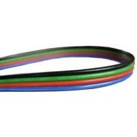 This 33ft long 4 wire RGB flexible extension cord is for 35285050 multicolor LED strip lights The copper cord is covered with high quality PVC insulting shell Moreover this connector cable is easy to cut to length based on your need You can use this cable