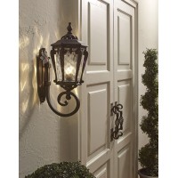 Acclaim 3551Abz Stratford Collection 1-Light Wall Mount Outdoor Light Fixture, Architectural Bronze