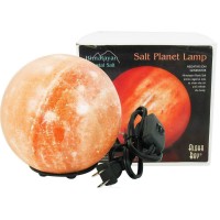 Experience the natural beauty of the Himalayas with the Aloha Bay Himalayan Salt Crystal Light Planet Globe Lamp This unique handcrafted lamp is made from salt crystal rocks mined from the foothills of the Himalayas over 500 yards deep The rock is careful