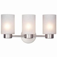 Westinghouse 6227900 Sylvestre Three Light Indoor Wall Fixture Brushed Nickel