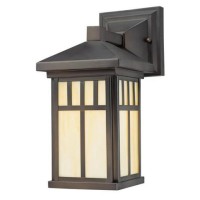 Westinghouse 6732800 Burnham One Light Outdoor Wall Lantern Oil Rubbed Bronze