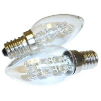 G7 Power Boulder Led 0.5 Watt (5W) 15 Lumen C7 Night Light Bulb, 2900K Soft White Light, E12 Base 2-Pack