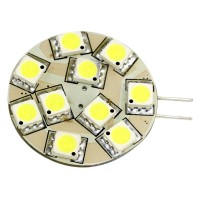 G4 10 LED Side Pin LightG4 utilizes High Power LEDs for more than enough light to read and work by As with all our replacement bulbs the G4 includes a built in Buck Regulator making it the most robust on the market today and produces little heatHigh Power