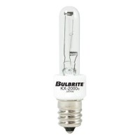 Bulbrite 473060 - 2Pk - 60W - T3 - Candelabra Base - 120V - 2700K - 3,000Hrs - Dimmable - Clear - Krypton/Xenon Bulbs