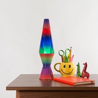 Lava The Original Colormax Lamp With Rainbow Decal Base, 14.5