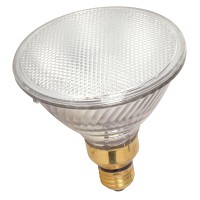 Satco S2256 70 Watt (90 Watt) 1380 Lumens Par38 Halogen Narrow Spot 9 Degrees Clear Light Bulb, Dimmable