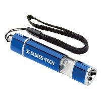 Swiss+Tech St50100 Led Flashlight And Lantern With Lanyard, Varied Colors, Aluminum Construction (Single Pack)