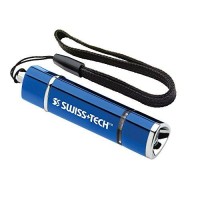 Swiss+Tech St50100 Led Flashlight And Lantern With Lanyard, Varied Colors, Aluminum Construction (Single Pack)