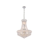 1800 Primo Collection Hanging Fixture D20In H26In Lt:14 Chrome Finish (Royal Cut Crystals)