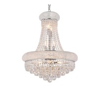 1800 Primo Collection Hanging Fixture D20In H26In Lt:14 Chrome Finish (Royal Cut Crystals)