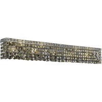 2033 Maxim Collection Wall Sconce W44in W45in H625in Lt10 Chrome Finish Royal Cut Golden Teak Crystals The unique design of the Maxim Collection inspires any room setting Dazzling spectacles of light sparkles throughout the fixture creating a modern yet t