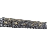 2033 Maxim Collection Wall Sconce W44in W45in H625in Lt10 Chrome Finish Royal Cut Silver Shade Crystals The unique design of the Maxim Collection inspires any room setting Dazzling spectacles of light sparkles throughout the fixture creating a modern yet 