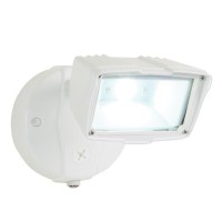 All-Pro Fss1530Lpcw, Dusk To Dawn Led Small Floodlight, White