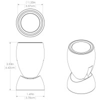 The versatile General Area Illumination GAI light is available with a solid aluminum heavy duty base switched or unswitched for applications requiring a more durable mounting option GAI is fully sealed and IP67 rated unswitched only making it perfect for 