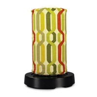 Patio Living Concepts Patioglo Led Table Lamp Bright White New Twist Seaweed Fabric Cover 64800