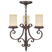 Livex Lighting 5483-58 Millburn Manor 3 Light Mini Chandelier, Imperial Bronze