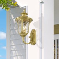 Livex Lighting 7856-13 Oxford 3-Light Outdoor Wall Lantern, 22