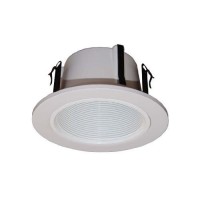 6 Pack-4 Inches Line Voltage Phenolic Stepped Baffle Trim/Trims For Recessed Light-White Replaces Halo 993W