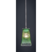 Apollo Stem Mini Pendant With Hang Straight Swivel Shown In Graphite Finish With 5